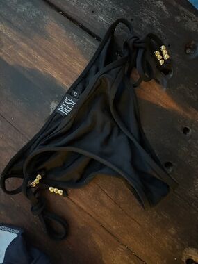 Women’s Black Swim Bottoms - Classic Bikini